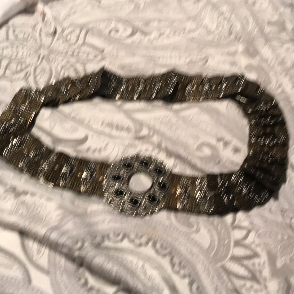 Beautiful Burnished silver and gold belt.